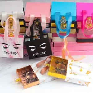 Custom Packaging Private Label 3D Mink Full Strip Eyelashes