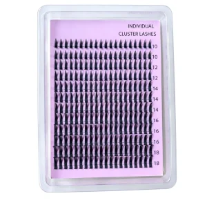 Custom Packaging Thick Wispy Manga Volume Individual DIY Eyelash Extension Cluster Lashes