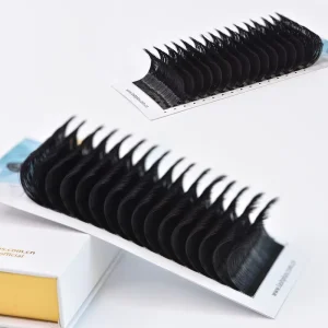 Custom Packing 03 05 07 10 Fast Fanning Cashmere Mink Lash Trays Eyelash Extensions