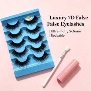 Custom Private Label 3D False Eyelashes Wispy Strip Eyelash That Look Like Lash Extensions Faux Mink Fluffy Lashes Vendor