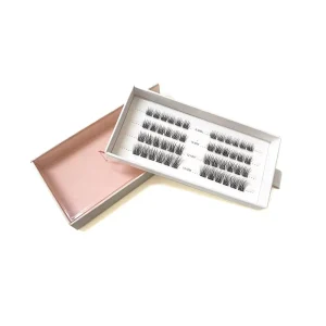 Custom Private Label Drawer Box Cluster Lashes Natural C Curl Lash Clusters