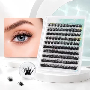 Custom Private Label Glue Free False Eyelashes OEM Reusable 3D Voluminous Natural Fake Lashes Easy Apply