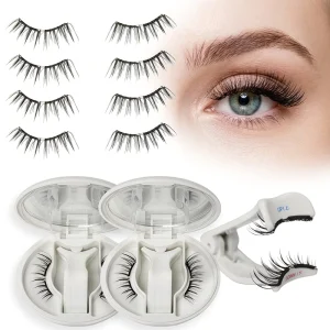 Custom Private Label Soft Magnetic Eyelashes Ultra Thin Flexible Strip Comfortable Fit False Eyelashes for Beauty Salon