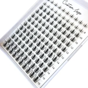 Custom Private Label Spikes Cluster Lashes Manga Anime Lashes Cluster
