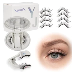 Custom Soft Magnetic Eyelash Curler Cruelty free Lashes Waterproof Reusable Glue free Soft Magnetic Lash Extension Kit