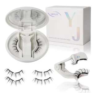 Custom Soft Magnetic Eyelashes Private Label Reusable Soft Magnetic False Eyelashes Kit Quantum Soft Magnetic Lashes