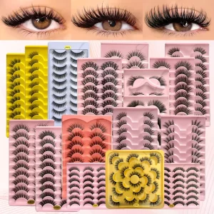 Custom Strip False Eyelashes Dense Curly Half Lashes Fox Style Design With Extended Outer Eye Corner