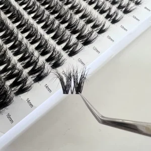Custom logo DIY Cluster Lashes Private Label Fan Eyelash Extension DIY Cluster Lash Kit