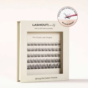 Custom logo Natural DIY Pre Glued Lash Clusters Vegan Cruelty Free Eyelashes Self Adhesive Press on Lashes Clusters No Glue