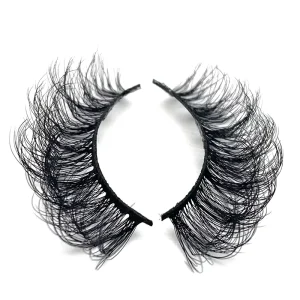 Custom logo Private Label DD Curl Russian Curly Full Strip Eyelashes