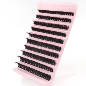 Customizable DIY Cluster Lashes Private Label C D Curl Segment Pre cut Extension Kit Eyelashes