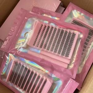 Customizable DIY Cluster Lashes Private Label C D Curl Segment Pre cut Extension Kit Eyelashes DIY Cluster Lashes Kit