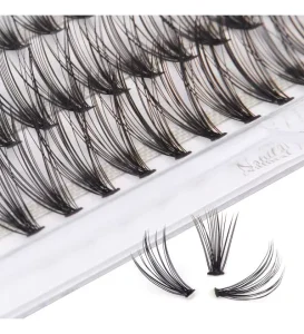 Customizable Individual Cluster False Eyelashes Soft Natural Long Curled and Easy to Apply