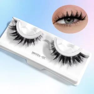 Customizable Korean 3D Pre Bond Self Adhesive Reusable Cruelty Free Handmade 0.07MM Thickness Korean PBT Cluster Lashes Strips