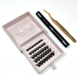 Customizable Lash Cluster Precut Segment Wispy Volume Curl Cluster Lashes Trays Cashmere Eyelashes Extensions Natural Pestanas