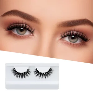 Customizable Length Handmade Fluffy Artificial Eyelashes Private Brand Full Strip Form Eyelash Supplier