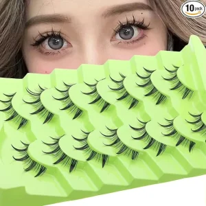 Customizable Lizi Semi Hand Made Natural Looking Soft Realistic Japanese Korean Style Synthetic Hair Reusable Eyelashes