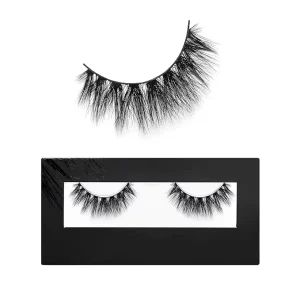 Customizable Source Factory Lizi Luxury High End 3D Faux Mink Strip Lashes Synthetic Hair Semi Handmade Professional Eyelashes