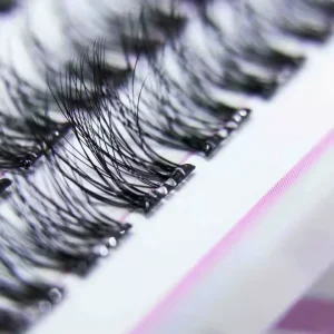 Customizable Vegan 3D Segment False Eyelashes Self Adhesive DIY Cluster Lashes Reusable Cruelty Free 0.07mm Thickness PBT