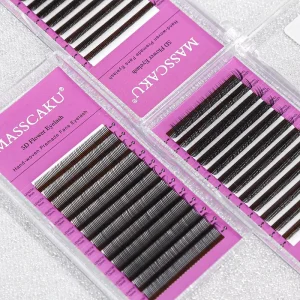 Customize 5D Flower Fairy Eyelashes Individual Private Label Volume Lash Extension Easy Fan Lash Trays