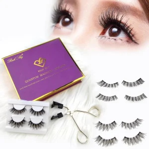 Customize 8D Quantum Magnet False Lashes Partner Set Glue Free Magnetic False Eyelashes