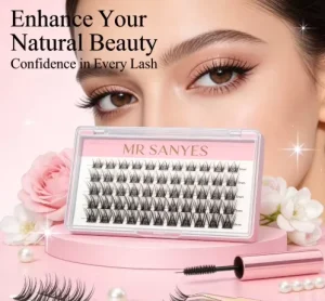 Customize Clusterd Eyelash Individual Lashes Ultra Light Exclusive Natural Soft Synthetic Cluster Eye Lashes for Wedding