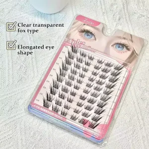 Customize Clusterd Eyelash No Glue DIY Lash Clusters Pre Glued Press on From Quality Materials to Beautiful Lashes
