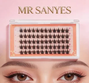 Customize Clusterd Eyelash Segmented Lashes 200D Voluminous Cluster Lashes for Glamorous Wedding Day Style