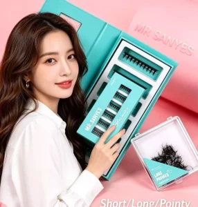 Customize Eyelash Extension Individual Lashes Reliable Premium Natural Look Fake Mink Strip Eye Lashes for Casual Day