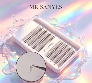 Customize Eyelash Extension Individual Lashes Vegan Factory Direct Transparent Flexible Band Strip Eye Lashes for Casual Day
