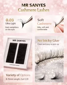 Customize Eyelash Extension Long Lasting Korean Lash Extension Natural Appearance From Quality Materials to Beautiful Lashes