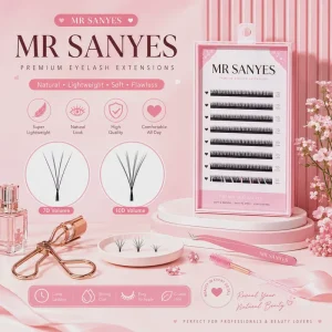 Customize Eyelash Extension Natural Look Elite Premium Cashmere Feel Professional Lashes for Every Day and Events