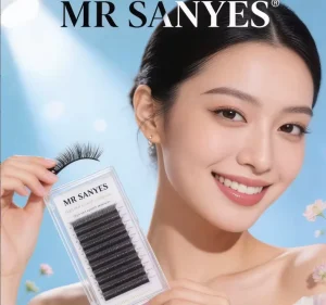 Customize Eyelash Extension Segmented Lashes Exclusive Cruelty free Transparent Flexible Band False Eyelashes Strip