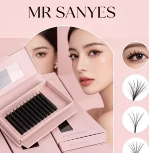 Customize Eyelash Extension Wispy Lashes High Density Ultra Soft Synthetic Hair Full Strip Eyelash for Casual