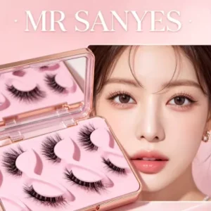 Customize Full Eyelash Extension Natural Lashes Vegan Factory Direct Transparent Flexible Band Strip Eye Lashes for Casual
