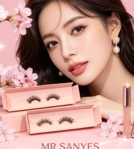 Customize Full Strip Eyelash 25mm Fluffy Faux Mink Long lasting Curl for Stage Show