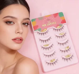 Customize Full Strip Eyelash Hand made Realistic for Formal Event Invitation