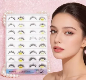 Customize Full Strip Eyelash Hypoallergenic Breathable Dramatic Volume Eye Lash Extensions for Natural Makeup Look