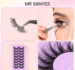Customize Full Strip Eyelash Natural Lashes New Arrival Professional Handcrafted Korean PBT Full Strip Eyelash for Casual