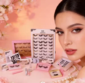 Customize Full Strip Eyelash Natural Look Elegant Reusable Flexible Band False for Office Daily