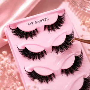 Customize Full Strip Eyelash Natural Look Soft Wispy Customize Full Strip Eyelash to Attend an Invitation