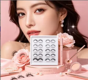 Customize Full Strip Eyelash Natural Looking Dramatic Volume Mink Style Lashes for Casual Outings