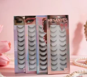 Customize Full Strip Eyelash Reusable Silk Texture Volumizing Effect
