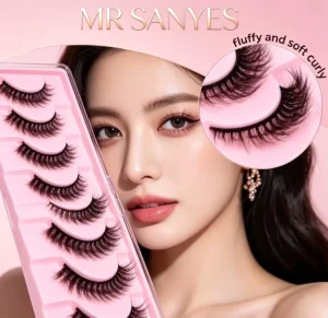 Customize Full Strip Eyelash Russian D Curl Thin Band for Professionals