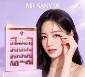 Customize Full Strip Eyelash Segmented Lashes Safe and Natural Material Full Strip Lashes for Morning to Night