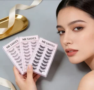 Customize Full Strip Eyelash Thick Lashes Vegan Lightweight Natural Look Fake for Morning to Night