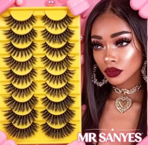 Customize Full Strip Eyelash Wispy Lashes Handmade for Bridal Makeup