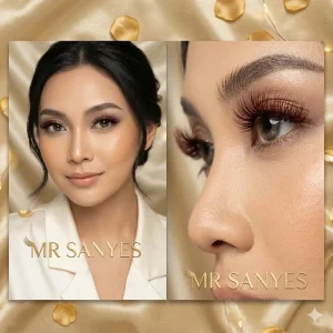 Customize Glow up Professional Silk Lashes Dark Matte Finish From Quality Materials to Beautiful Lashes