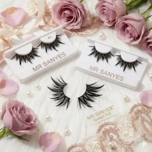 Customize Professional Makeup Artist Choice Dramatic Spiky Finish Lashes From Quality Materials to Beautiful Lashes