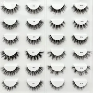 Customized 0.07mm Nature Lashes Wedding Fake Eyelashes Medium Length Faux Mink Fur 12MM Faux Lashes